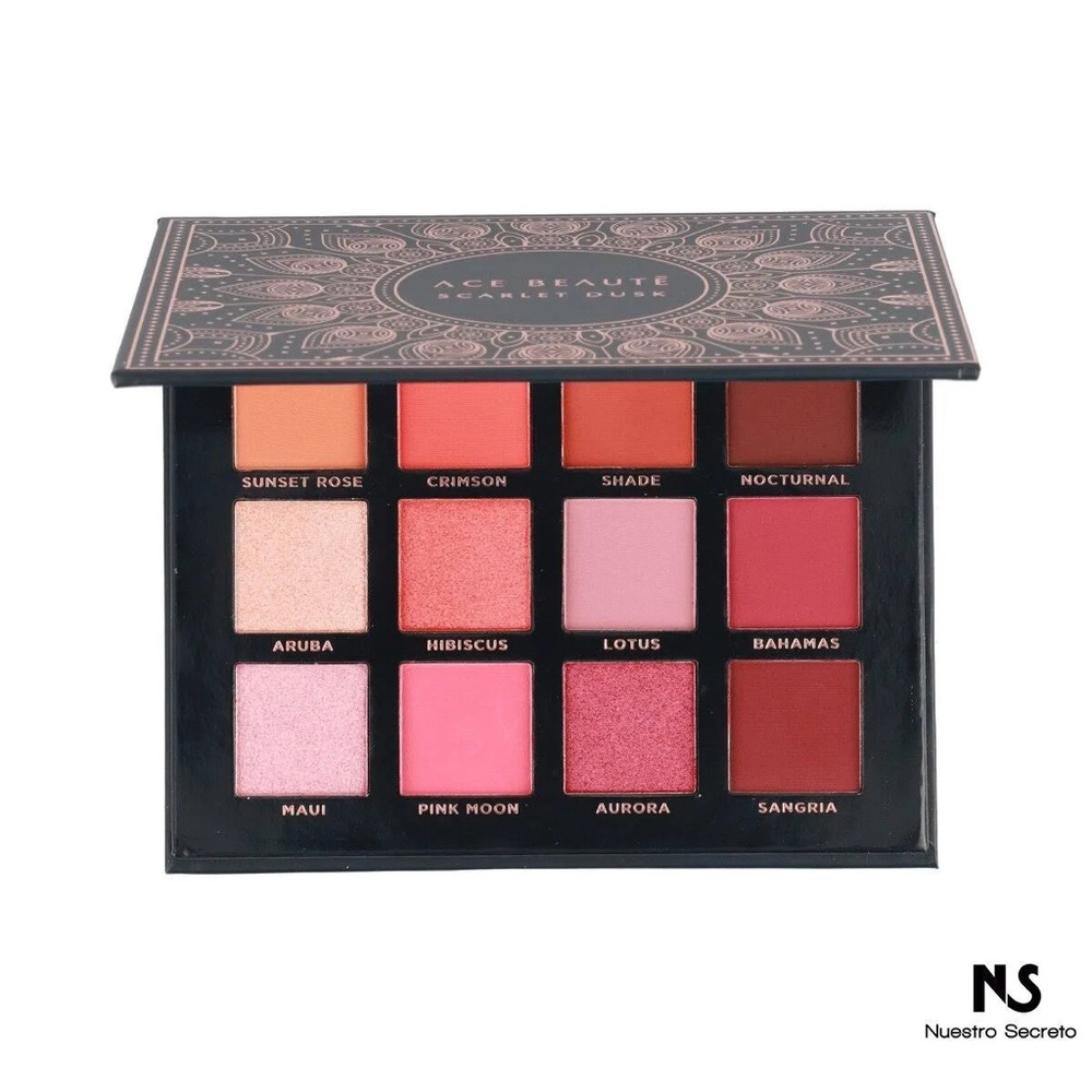 ACE BEAUTE SCARLET DUSK EYESHADOW PALETTE 15.6 G .55OZ